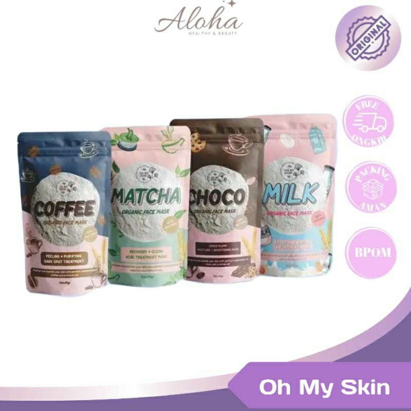Oh My Skin masker organik masker wajah oh my skin