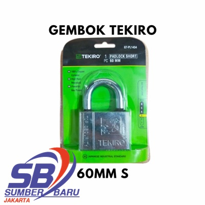 KUNCI GEMBOK TEKIRO 60MM LEHER PENDEK ANTI HUJAN PAGAR RUMAH RUKO KUALITAS TERBAIK SBJ