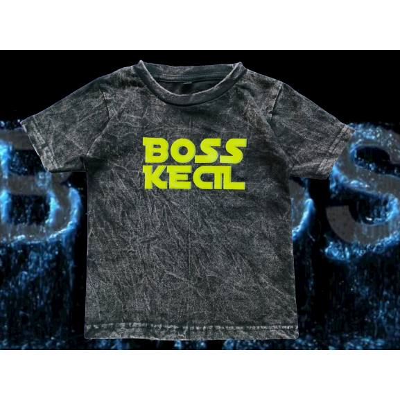 KAOS ANAK WASHED BOSS KECIL UNISEX
