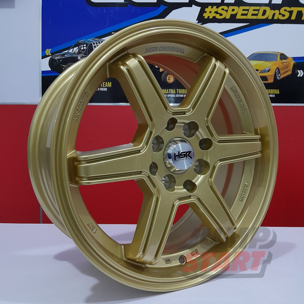 Jual velg mobil palang Hsr wheel ring16 Minas pelek mobil Vios Freed City Baleno lebar velg 7 r16 wa