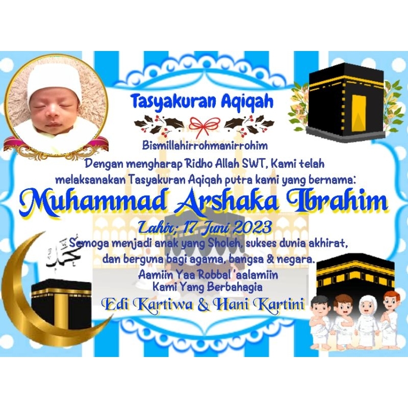 

STIKER NASI BOX ACARA ULANG TAHUN - KHITANAN - AQIQAH - KELAHIRAN MOTIF KA'BAH / KABAH