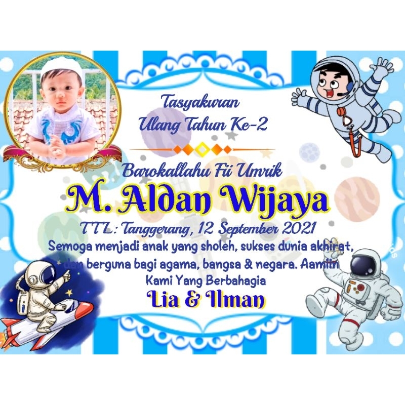 

STIKER NASI BOX ACARA ULANG TAHUN - KHITANAN - AQIQAH - KELAHIRAN MOTIF ASTRONOT