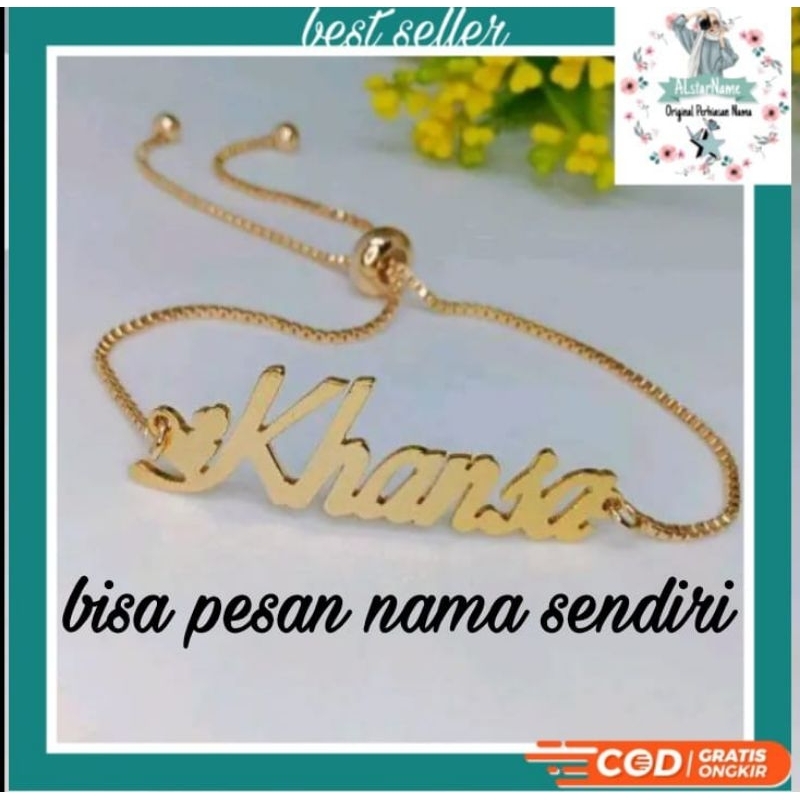 Gelang serut custom nama anak&dewasa