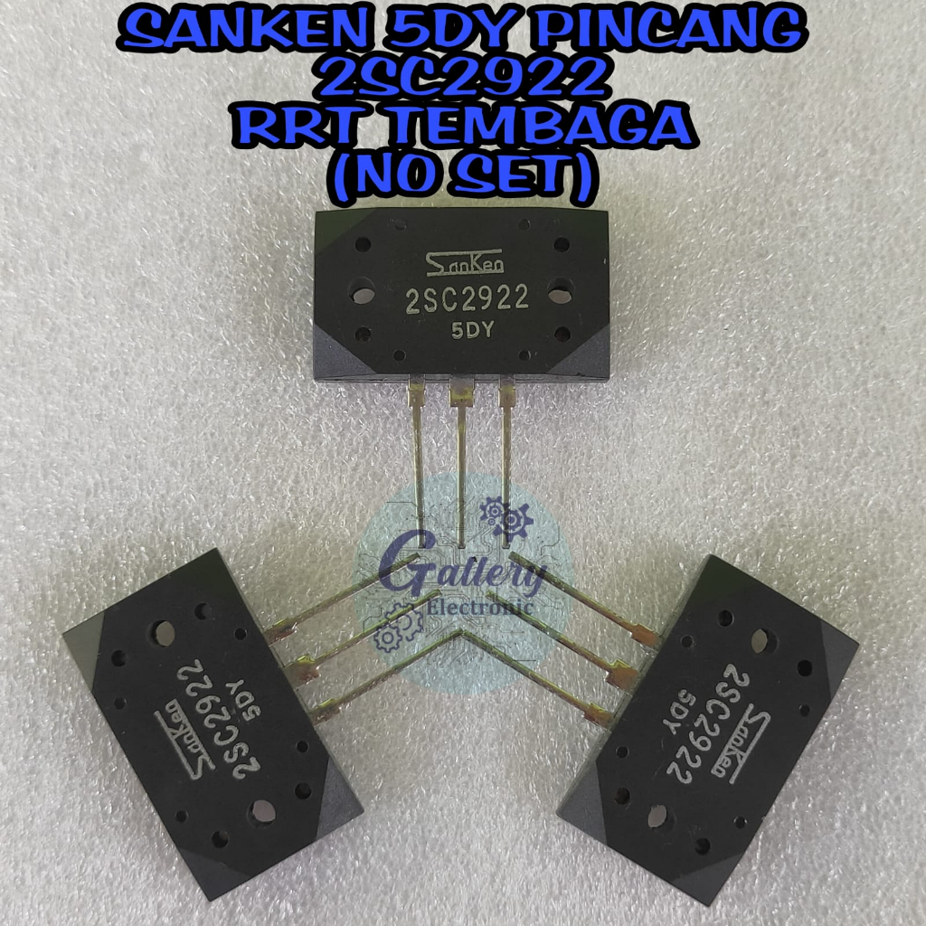 Transistor Pincang SANKEN 5DY 2SC 2922 / 2SC2922 Tidak Nempel Maghnet