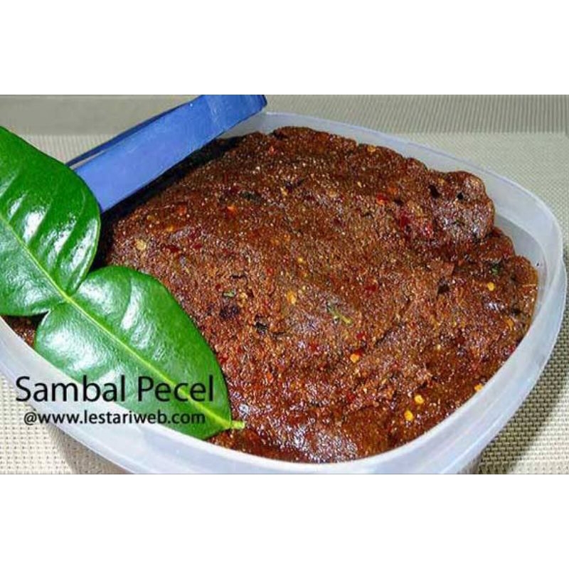 

Sambal pecel pedas sedang