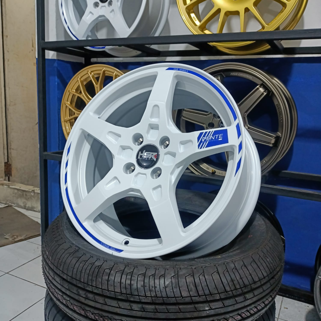 Velg HSR PENTE R15 Mobil Mobilio Swift Ignis Ayla Calya Sigra R15