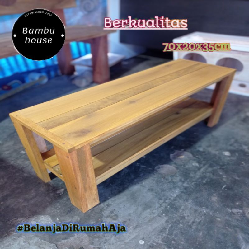 Kursi Kayu Panjang / Kursi Santai Teras Rumah