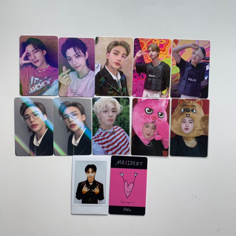 photocard stray kids maxident pob maxi skz pc changbin hyunjin han felix seungmin in music plant mup