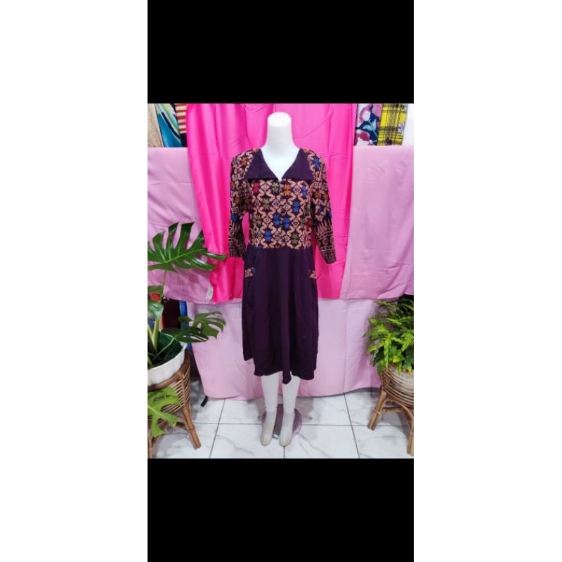 Semi gamis wanita Dress tunik batik