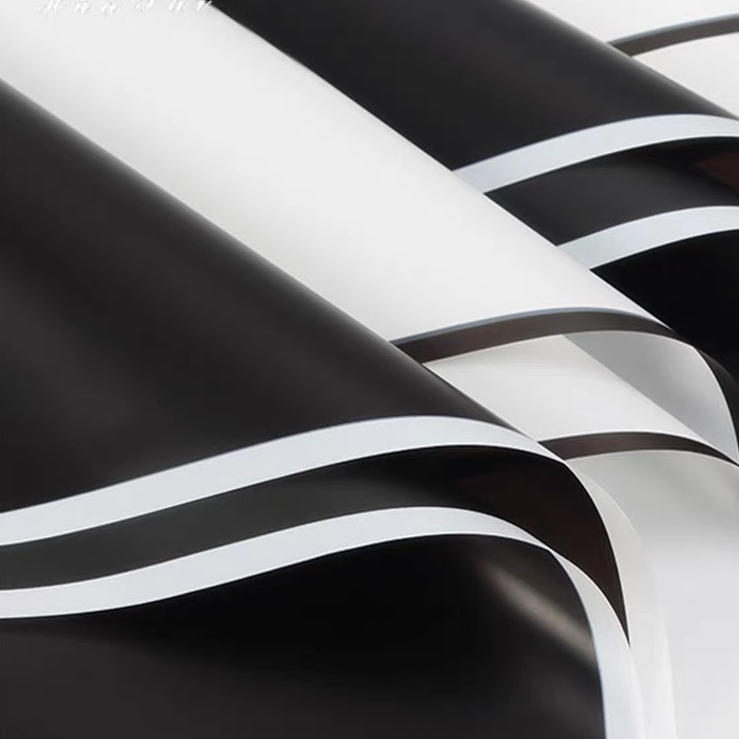 

[TERMURAH!!] MONOCHROME LINE Flower Wrapping Paper / Kertas Cellophane / Kertas Bunga / Kertas Kado