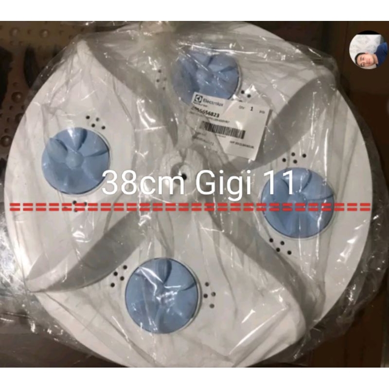 pulsator mesin cuci electrolux dua tabung EWS 13261WA