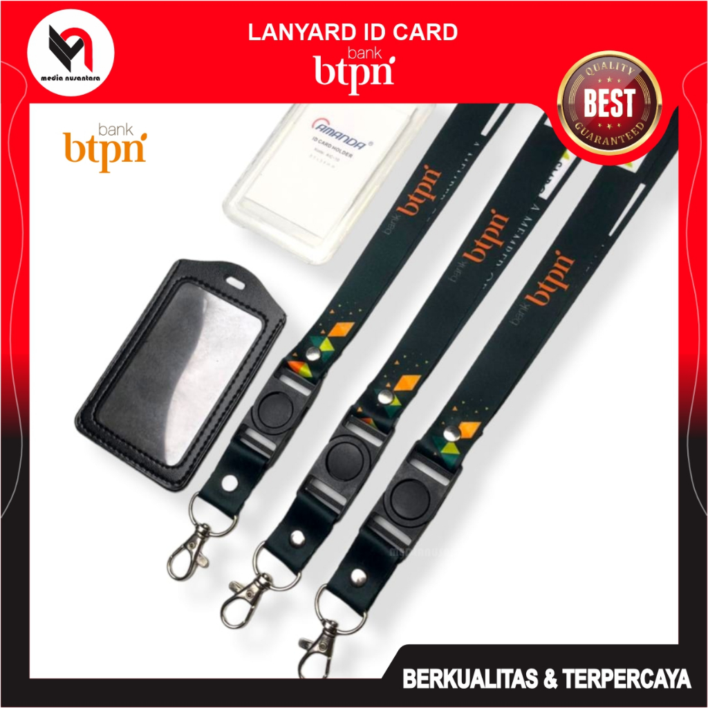 

Bank BTPN Tali ID Card Lanyard Printing Full Colour
