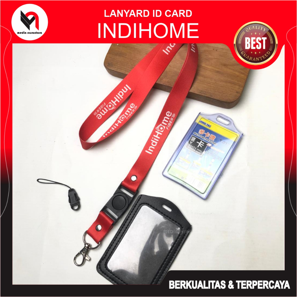 

INDIHOME Tali ID Card Lanyard Printing Full Colour