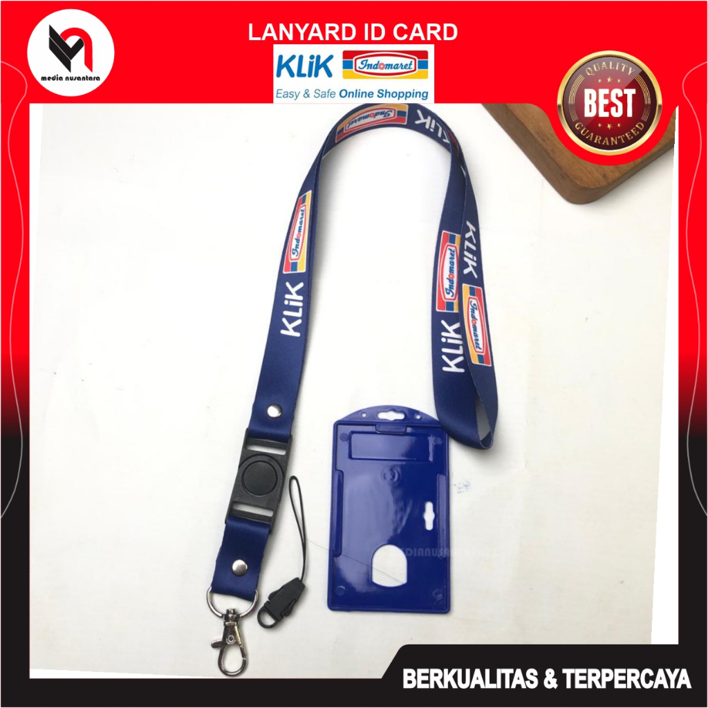 

Klik Indomaret Tali ID Card Lanyard Printing Full Colour