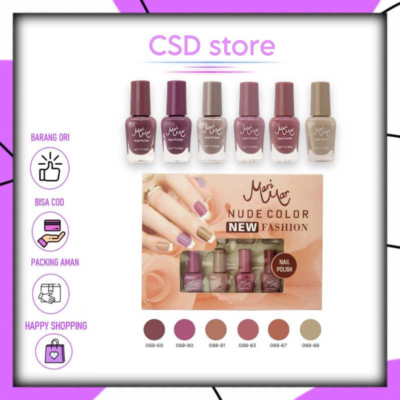 KUTEX MARIMAR SERI NUDE - KUTEK MARIMAR WARNA NUDE