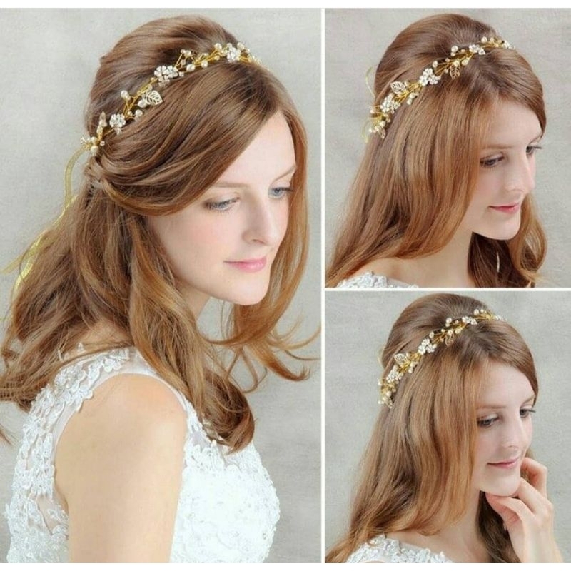 andrea headpiece rambut hairdo pesta
