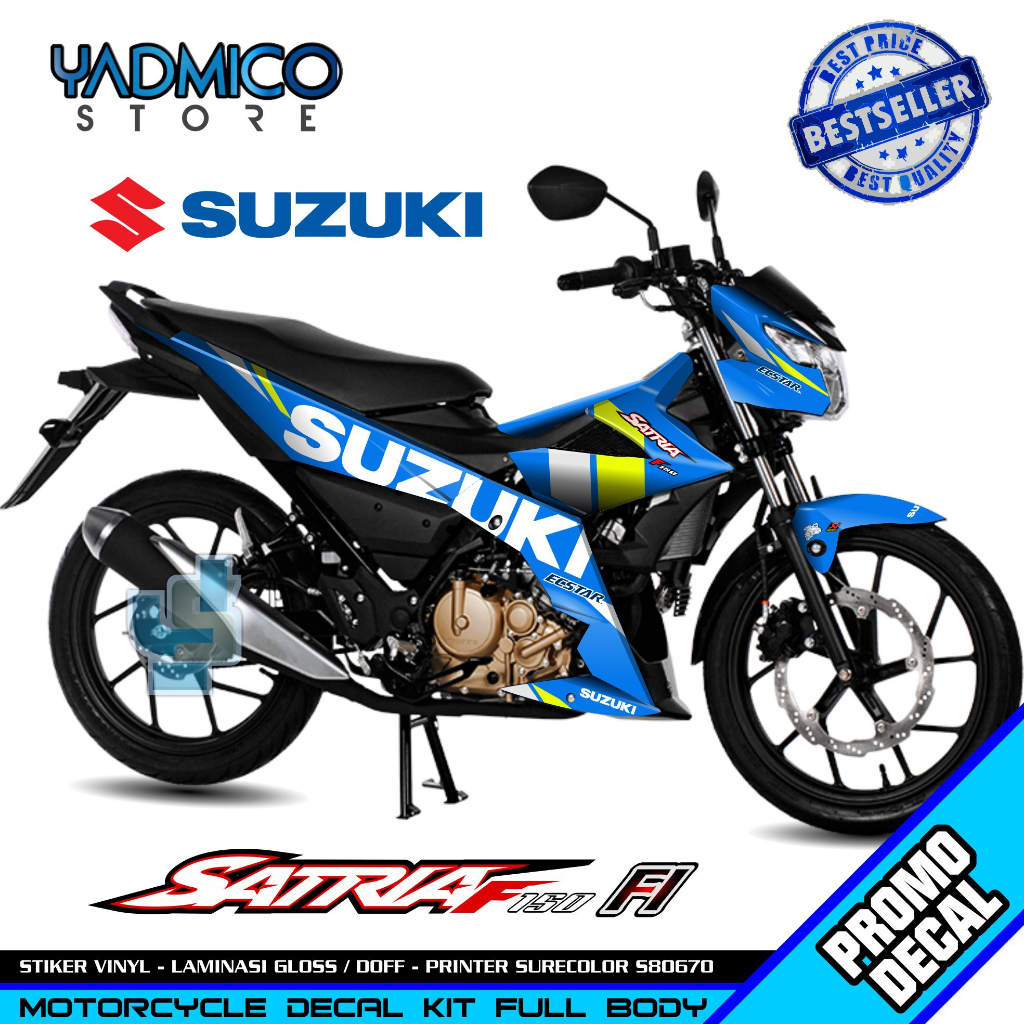 Decal Satria FU Fi Full Body - Stiker Satria FU 150 Fi Full Body - Decal Hologram Satria F 150 Fi Va