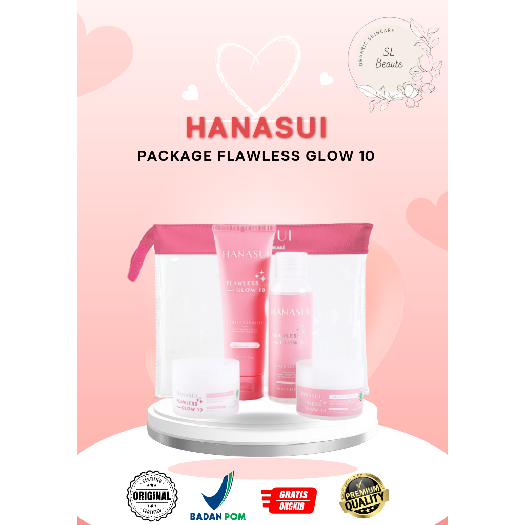 "SL" PAKET HANASUI FLAWLESS GLOW.