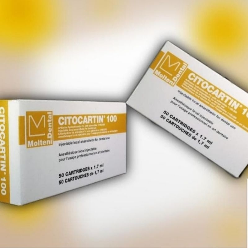 Citocartin Articaine 4% Ampul Carpule Citoject