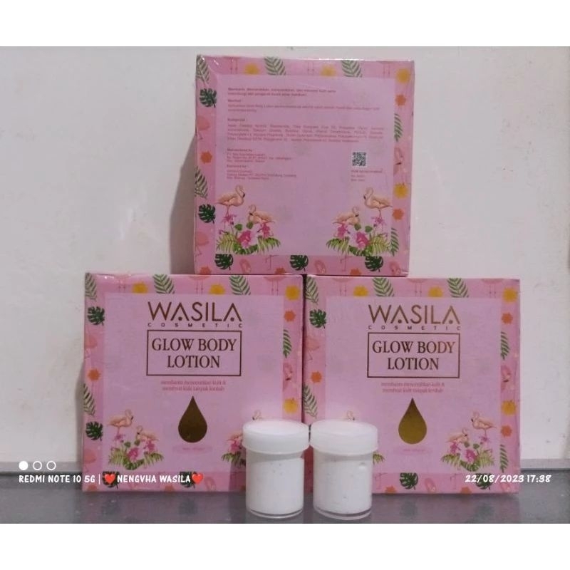 READY STOCK GBL GlOW BODY LOTION  250 gram Wasila Cosmetic FREE GIFT
