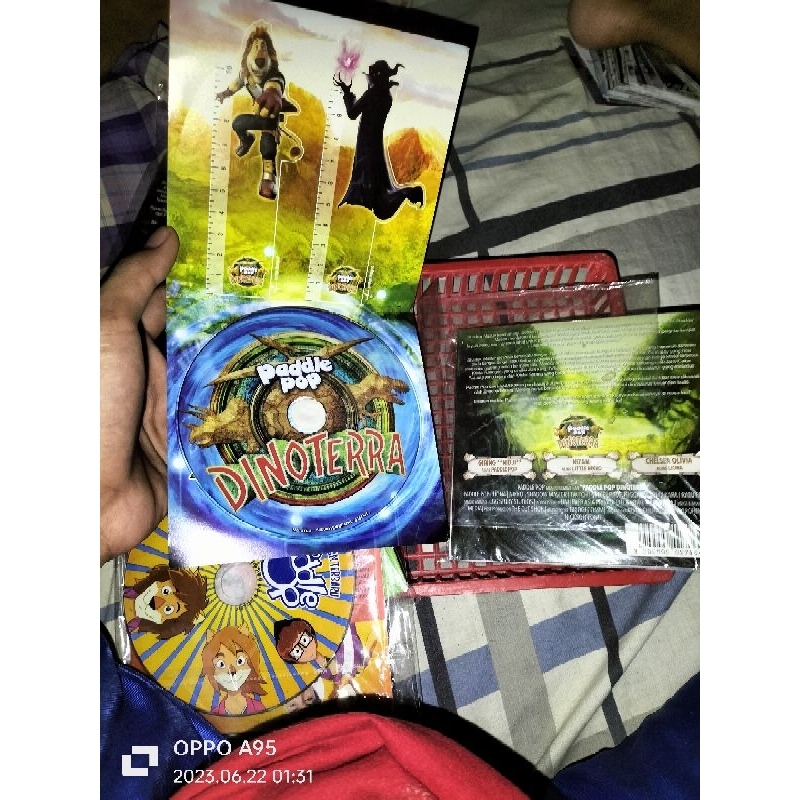 DVD paddle pop dinoterra original kondisi baru