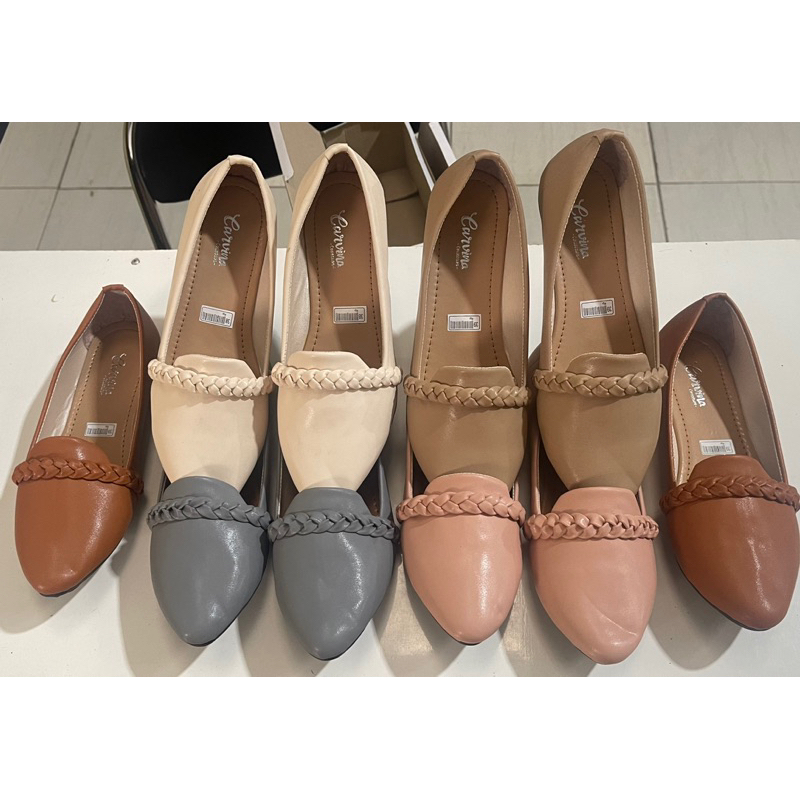 Carvina - Sepatu wanita / flatshoes wanita full  Jp 022