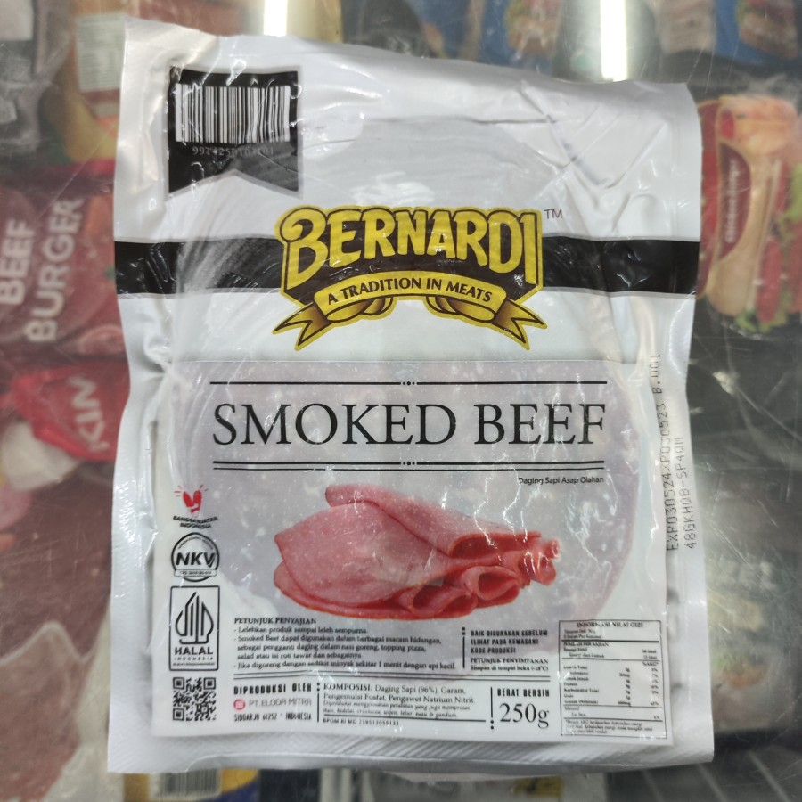 

Bernardi smoked beef 250 gr