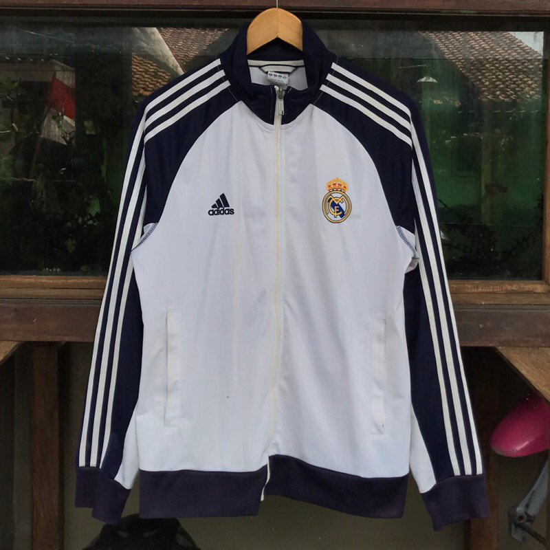 Jaket Tracktop Adidas Real Madrid Original