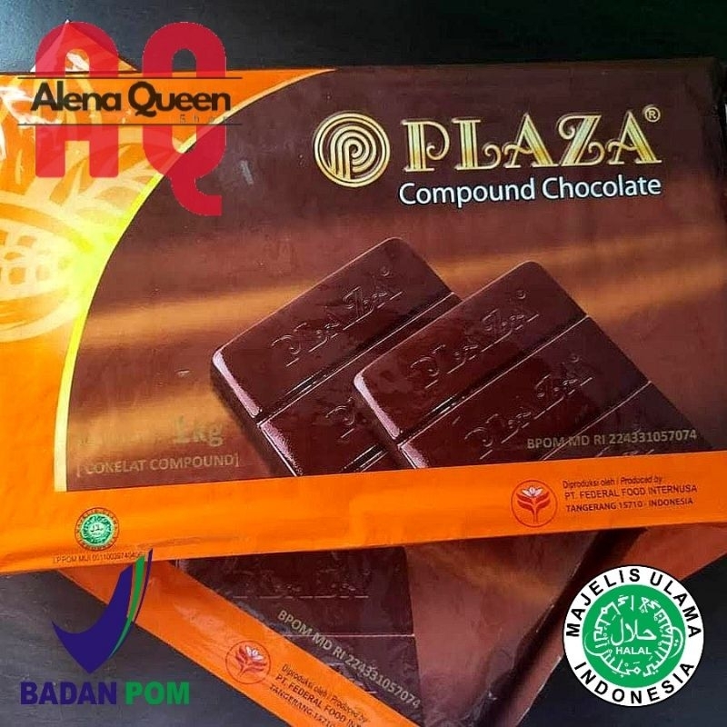 

PLAZA / DUNIA Coklat Batang Dark Compound untuk Coklat Dubai Es Kul kul - 1kg