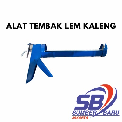 alat Tembakan Lem Kaca Silicone Sealant Tembak Kaca Botol Tabung biru Kualitas Terbaik SBJ