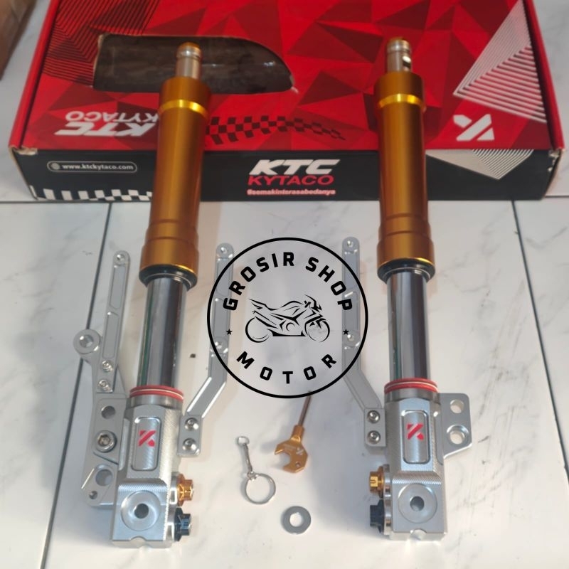 Shock up side down Kytcao Aerox new Aerox old / Shock usd Ktc kytaco Aerox 155 old Aerox 155 new Ori