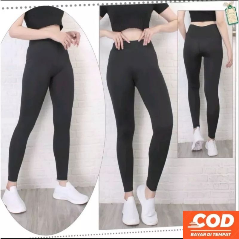 Legging Polos Wanita Dewasa Perempuan bahan spandek premium original,, UK Standar/Jumbo/Ekstra Jumbo