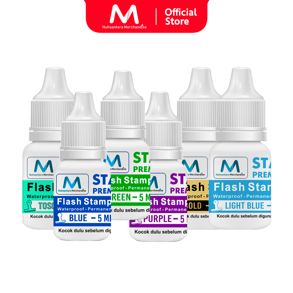 

✔ Tinta Refill Stempel Flash Random 5ML