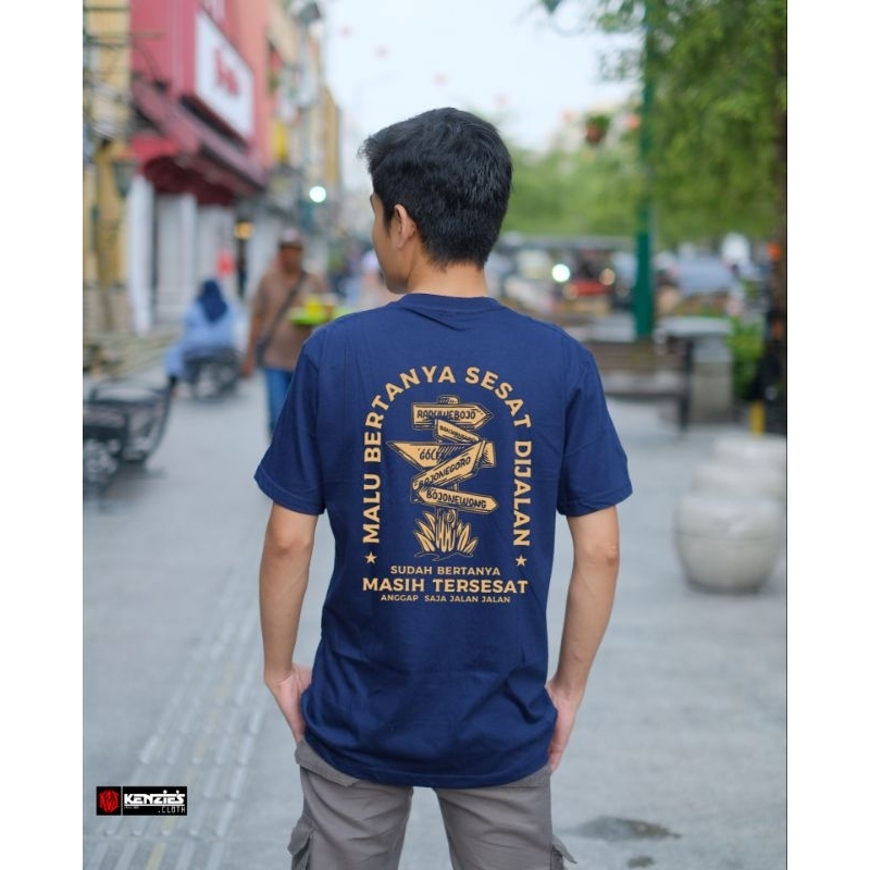 KAOS DISTRO MALU BERTANYA/BOJONE UWONG