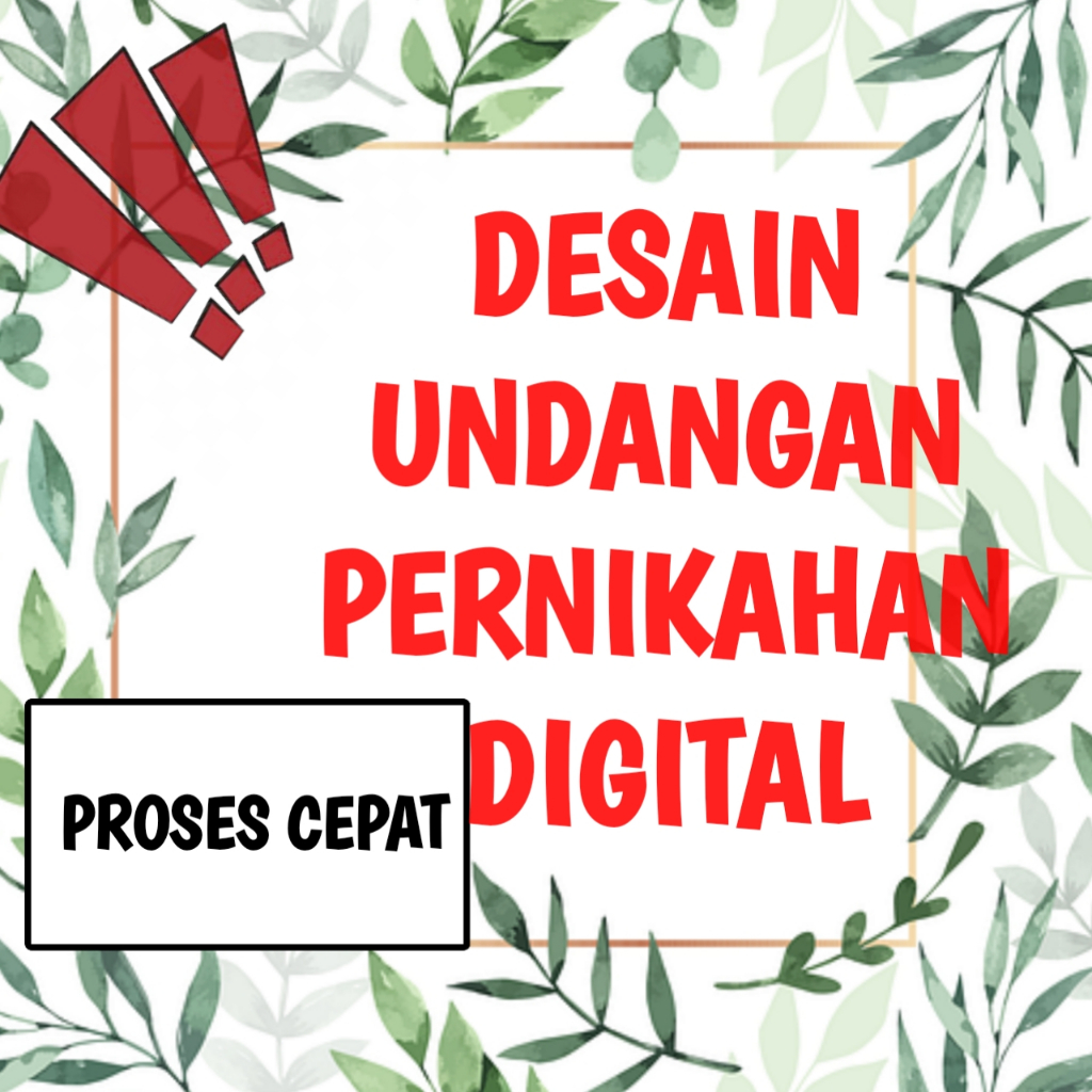 Desain Undangan Pernikahan Digital murah