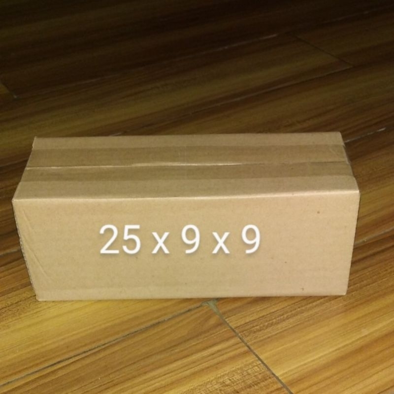 

kardus 25x9x9 cm polos kokoh
