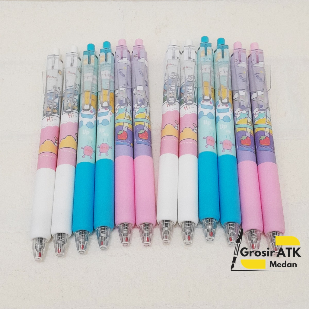 

Ballpoint Motif Cartoon Cute/Pulpen Mekanik/Pulpen Karakter kartun