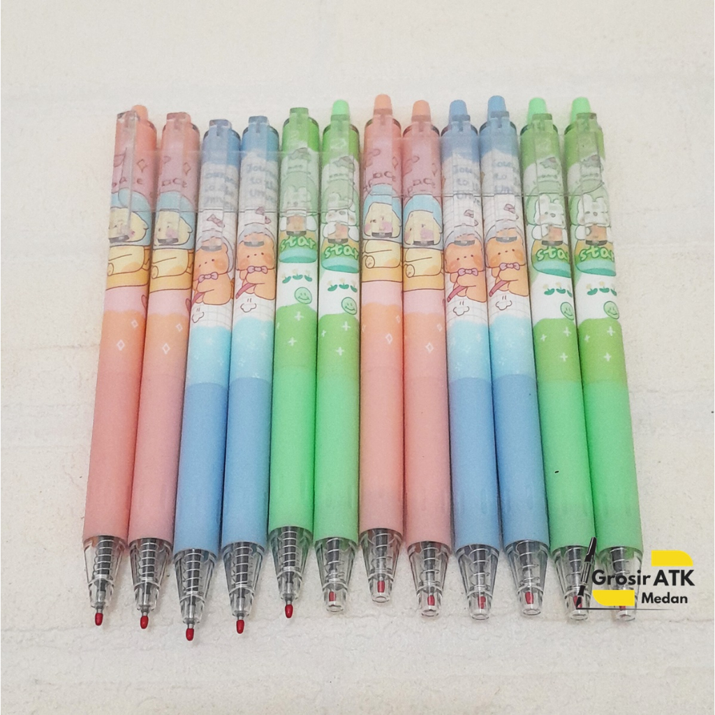 

Ballpoint Motif Cartoon Cute/Pulpen Mekanik/Pulpen Karakter kartun
