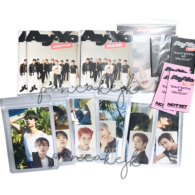 [ ready ] nct 127 md ay-yo || pc holo postcard 4x6 trading card [ doyoung johnny mark haechan jaehyu