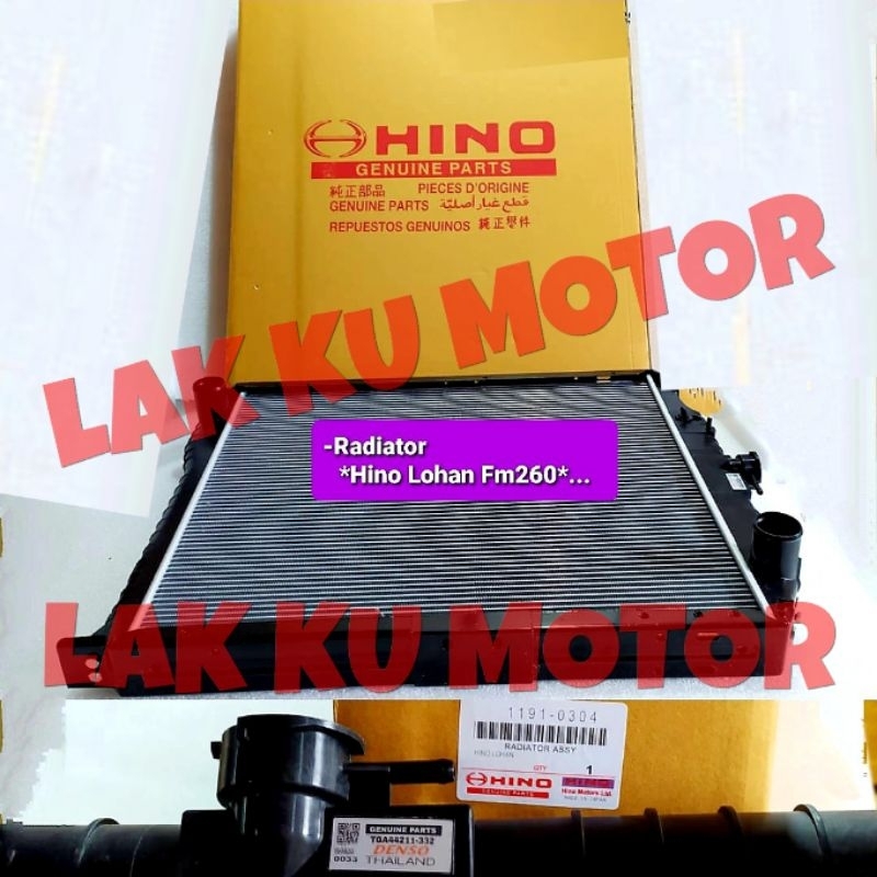 RADIATOR ASSY HINO LOHAN FM260 TI ORIGINAL