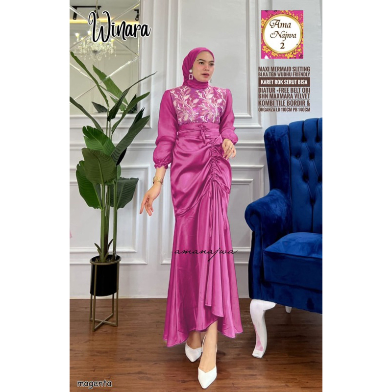 WINARA MAXY BY AMA NAJWA / MAXMARA VELVET BEST SELLER NEW ARRIVAL