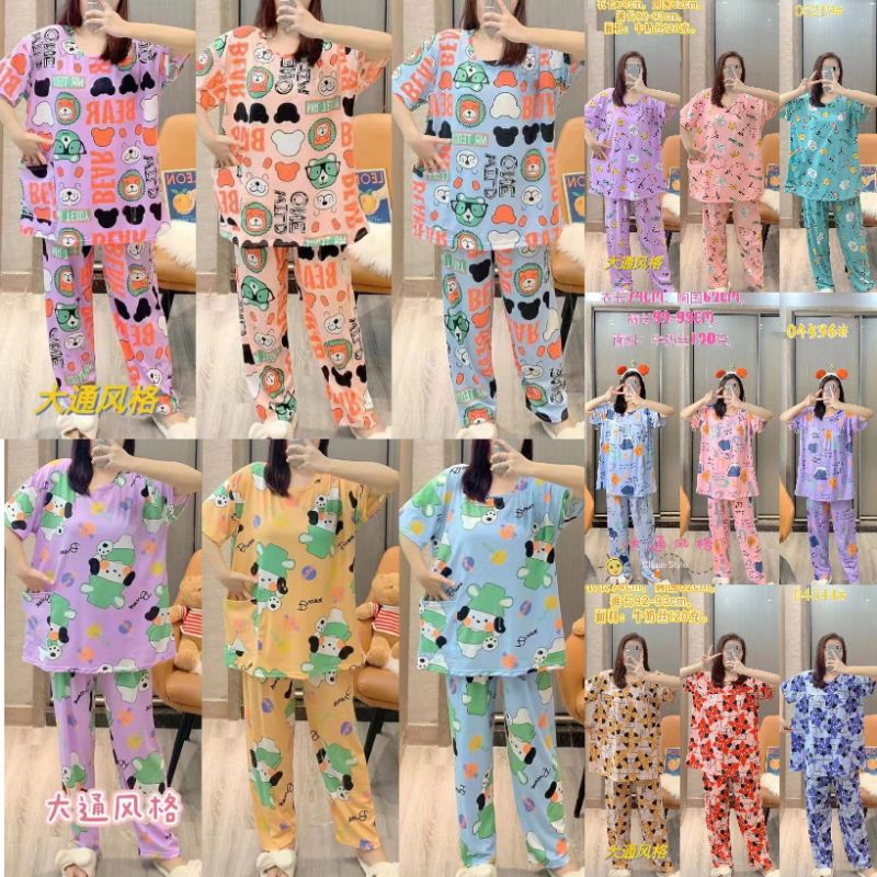 Piyama Cp dewasa / Baju tidur / Piyama Import / Baju tidur Babydoll / Piyama lengan pendek / Piyama 