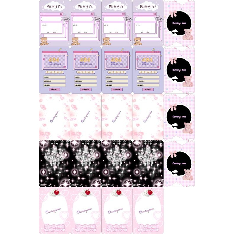 Binder Filler Photocard Missing