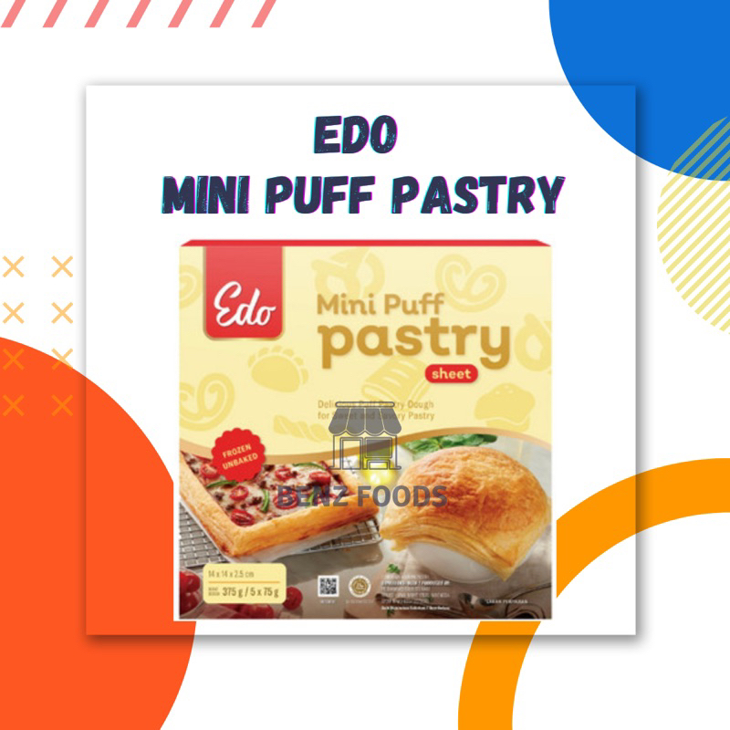 

Edo Mini Puff Pastry Sheet 375gr