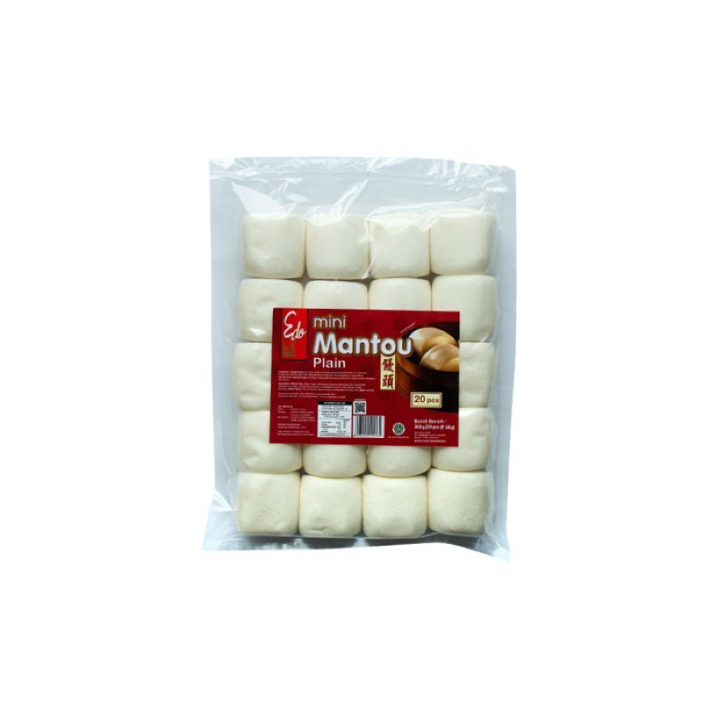 

Edo Mini Mantou Plain 360 Gr - Roti Sepan - Dimsum