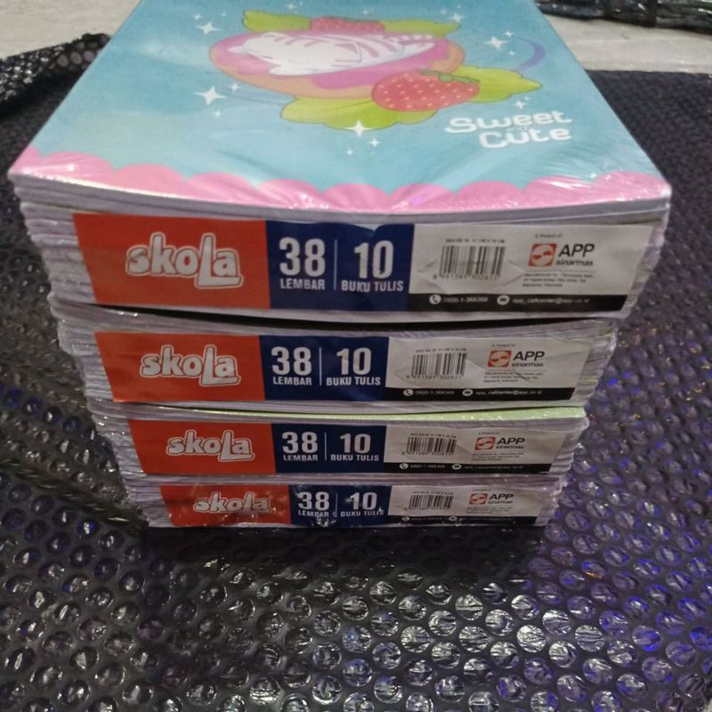 

Buku tulis skola 38 sinar dunia 10buku