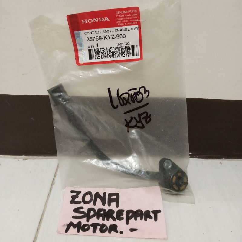 Switch Netral Contact Assy Change Switch Honda Supra X 125 Helm-In FI AHM 35759 KYZ 900