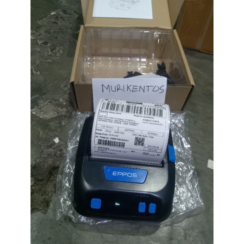 printer label eppos 80mm cetak resi shope