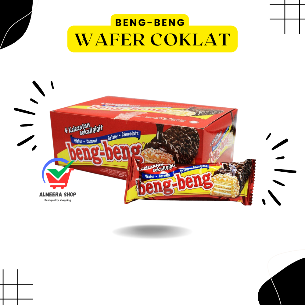 

Beng Beng Chocolate Wafer 25 g isi 17 pcs/box