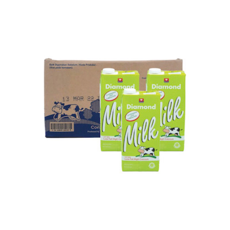 

Diamond UHT Milk Low Fat 1L (12pcs)